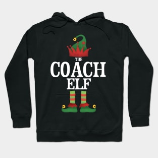 Coach Elf Matching Family Group Christmas Party Pajamas Hoodie